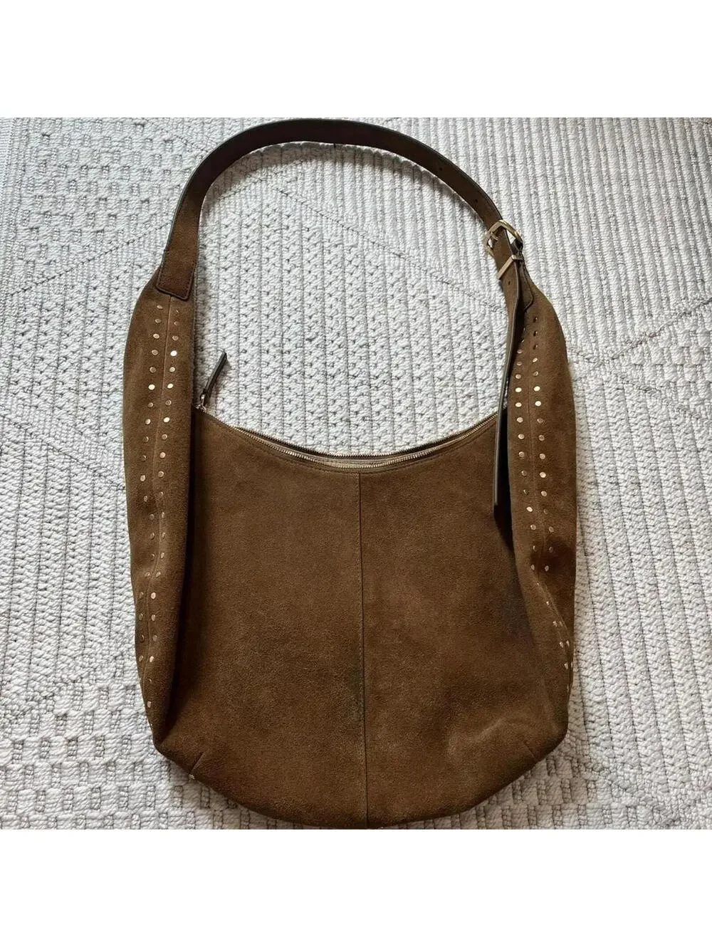 Madewell Essential Curve Shoulder Bag in Aged Cognac - Picture 3 of 10